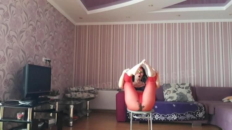 Svetlana - Scatshop - Tatiana shit in red leggings (2021 | FullHD)