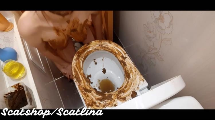 Dirty toilet (part 1) with ScatLina (2021 | FullHD)